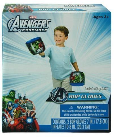 Avengers 2Pk Punching Bop Glove Inflatable Case Pack 12