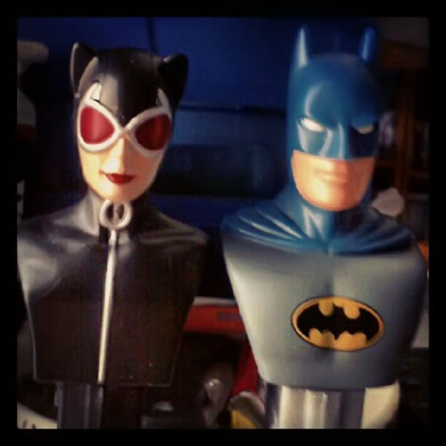 Pez Batman & Catwoman Asst Dispenzer Candy