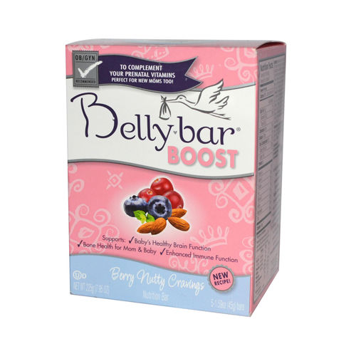 Bellybar Berry Nutty Cravings Yogurt Berry Crunch - 5 Bars