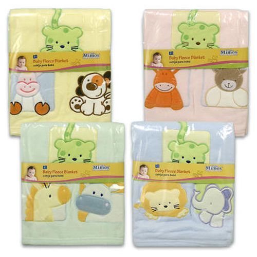 Baby Fleece Blanket 39.25 Inches Long Case Pack 24