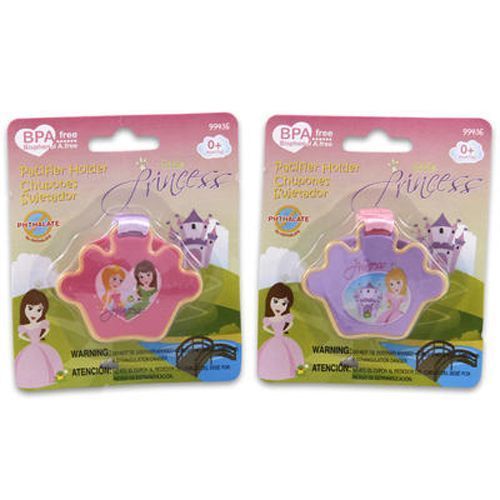 Pacifier Holder Little Princess Assorted Case Pack 48