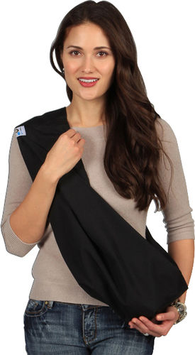 HugaMonkey Black Baby Sling- Extra Large