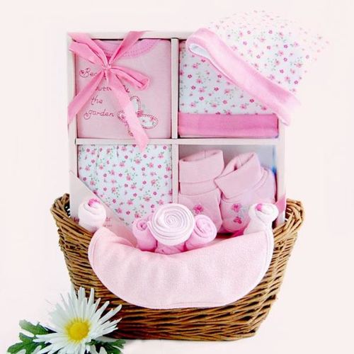 Sweet Baby Girl Gift Basket