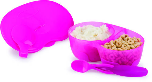Section Bowl with Spoon Case Pack 24