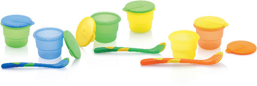 4 Pack Snack Cup and Spoon Case Pack 72