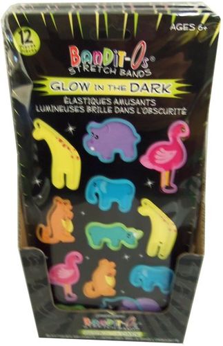 Bandit-Os Stretch Bands, Glow in the Dark - Assorted Case Pack 144