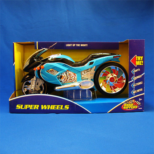 Super Wheels Motorcycle Toy