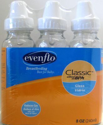 Classic 8Oz Glass Baby Bottle 3Pk Case Pack 16