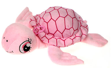 8"" Pink Turtle W/Big Emb. Eyes Case Pack 48