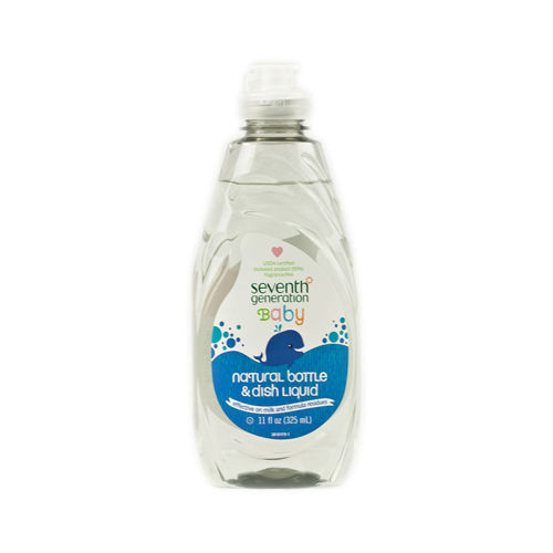 Seventh Generation Baby Natural Bottle and Dish Liquid - 11 fl oz - Case of 8