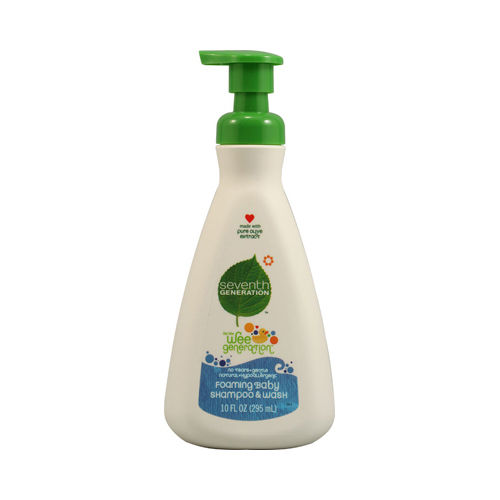 Seventh Generation Wee Generation Foaming Baby Shampoo and Body Wash - 10 fl oz - Case of 3