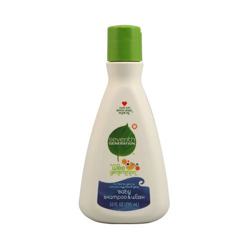 Seventh Generation Wee Generation Baby Shampoo and Wash - 10 fl oz - Case of 3