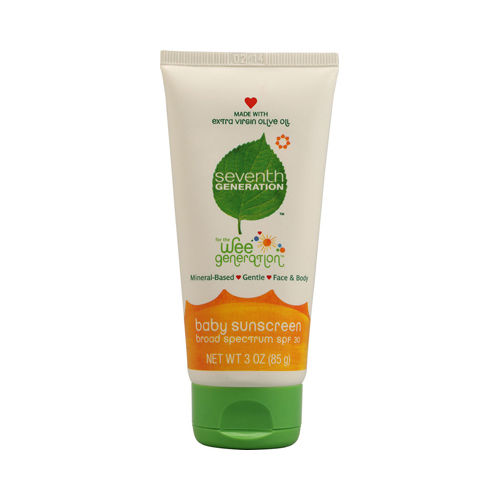 Seventh Generation Wee Generation Baby Suncreen SPF 30 - 3 fl oz - Case of 3