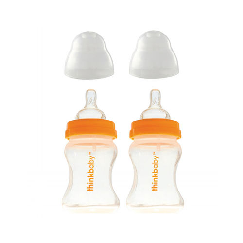 Thinkbaby Stage A Baby Bottle (0-6 Months) - Twin Pack - 5 oz
