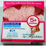 Spongeables Pedi-Scrub Foot Buffer - Lavender Case Pack 24