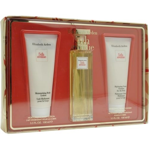 FIFTH AVENUE by Elizabeth Arden EAU DE PARFUM SPRAY 2.5 OZ & BODY LOTION 3.3 OZ & CREAM CLEANSER 3.3 OZ