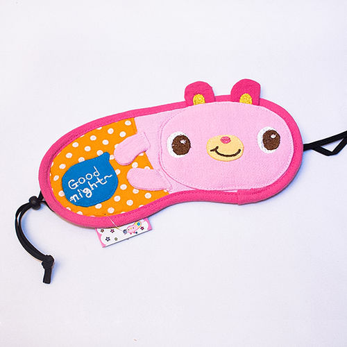 [Good Night Rabbit] Embroidered Applique Eye Shade / Sleeping Mask Cover / Sleep Blinder (7.5*3.5)