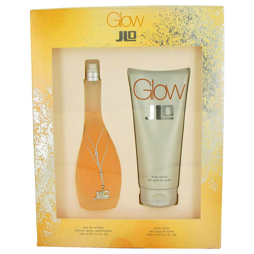Glow by Jennifer Lopez - Gift Set -- 3.4 oz Eau De Toilette Spray + 6.7 oz Body Lotion