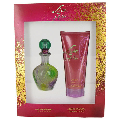 Live by Jennifer Lopez - Gift Set -- 3.4 oz Eau De Parfum Spray + 6.7 oz Body Lotion