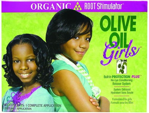 Organic Root Stimulator Girls Olive Oil No-Lye Conditioning Relaxer System Case Pack 12