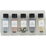 D & G VARIETY by Dolce & Gabbana 5 PIECE UNISEX MINI VARIETY WITH D & G 1 LE BATELEUR & D & G 10 LA ROUE DE LA FORTUNE & D & G 18 LA LUNE & D & G 3 L'
