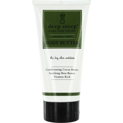 DEEP STEEP by Deep Steep ROSEMARY-MINT ORGANIC RICH BODY BUTTER 6 OZ