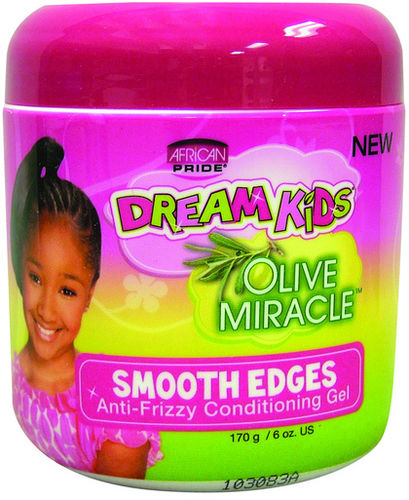 African Pride Dream Kids Olive Miracle Smooth Edge Case Pack 12