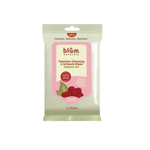 Blum Naturals Feminine Cleansing & Intimate Wipes Case Pack 144