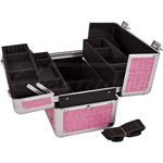 Pink Crocodile Cosmetic Case Case Pack 2