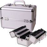White Cosmetic Case Case Pack 4