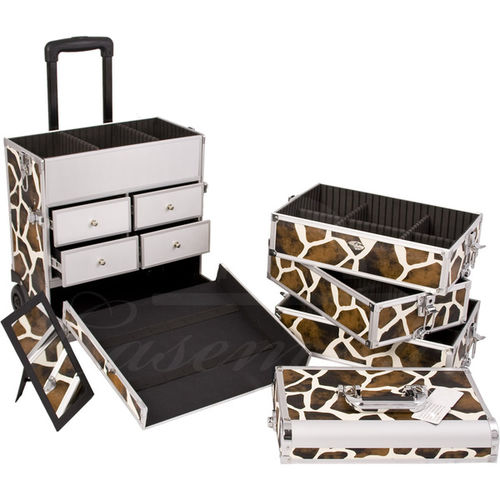 Giraffe Cosmetic Rolling Case