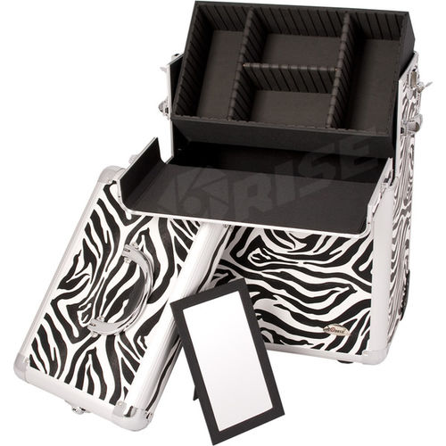 Zebra Rolling Makeup Case