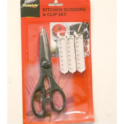 Kitchen Scissors & Clips Set Case Pack 48