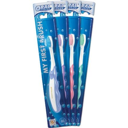 My First Brush, Infant Toothbrush, 100 pcs
