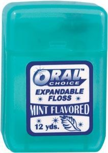 Travel Pouch with Adult Toothbrush and Floss, 12 pcs
