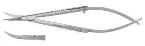 Castroviejo Scissors Curved 4 1/4""