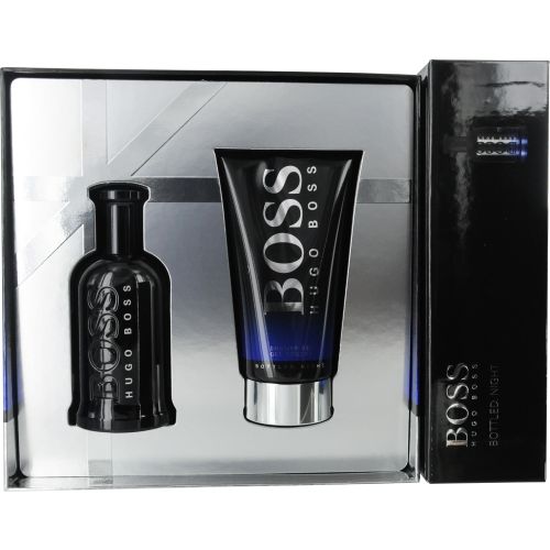 BOSS BOTTLED NIGHT by Hugo Boss EDT SPRAY 3.4 OZ & SHOWER GEL 5 OZ
