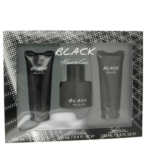 Kenneth Cole Black by Kenneth Cole - Gift Set -- 3.4 oz Eau De Toilette Spray + 3.4 oz After Shave Gel + 3.4 oz Shower Gel