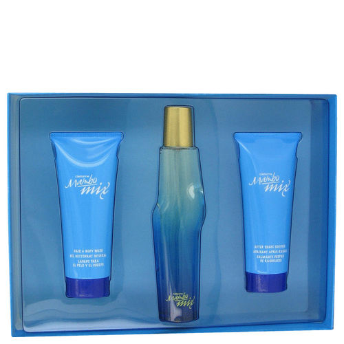 Mambo Mix by Liz Claiborne - Gift Set -- 3.4 oz Eau De Cologne Spray + 3.4 oz After Shave Soother + 3.4 oz Shower Gel