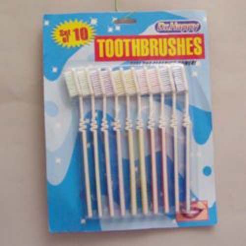 10Pack Toothbrush Set Case Pack 144
