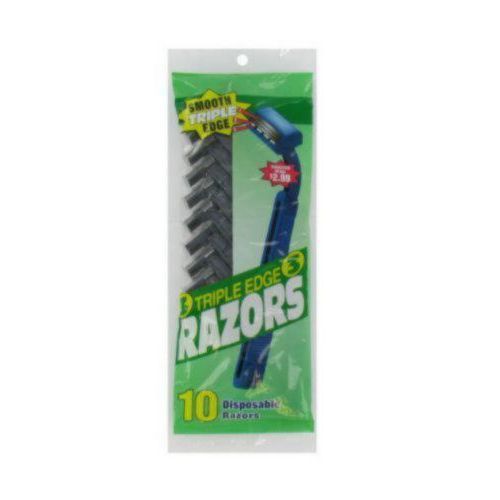 10 Pc Razors 3 Blades Case Pack 96