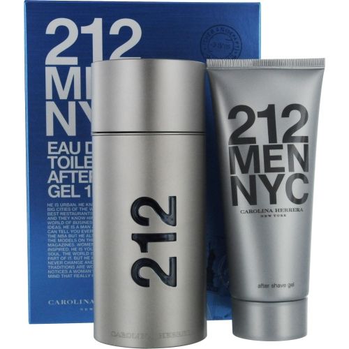 212 by Carolina Herrera EDT SPRAY 3.4 OZ & AFTERSHAVE GEL 3.4 OZ