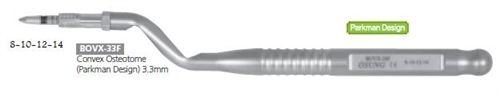 CONVEX OSTEOTOME 3.3mm, BOVX-33F