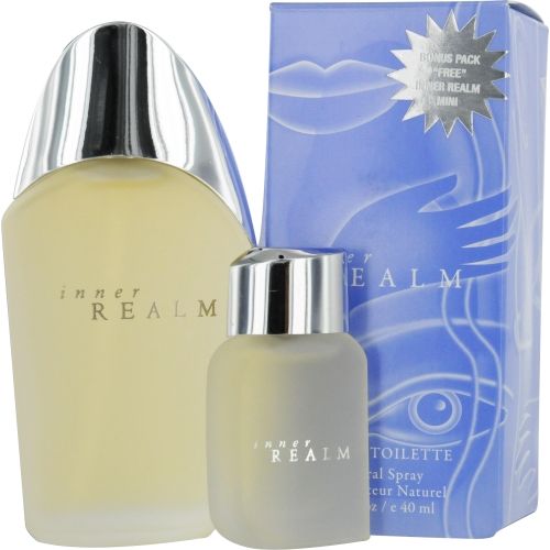 INNER REALM by Erox EDT SPRAY 1.3 OZ & PARFUM .25 OZ MINI (BONUS PACK)