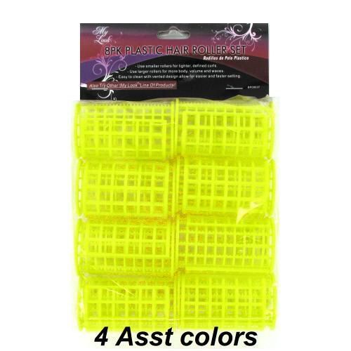 8Pc Hair Roller Set Case Pack 48