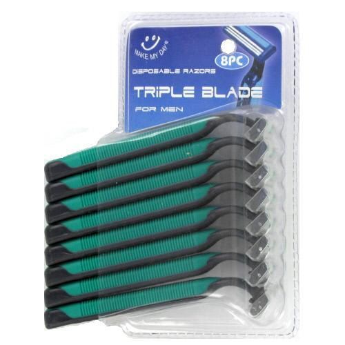 8Pc Razor Blades (Men) Case Pack 24