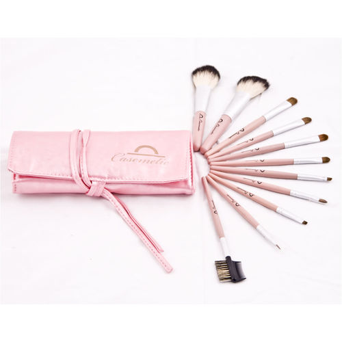 11 Piece Makeup Brush Set - Pink Case Pack 12