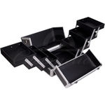 Black Cosmetic Case Case Pack 4