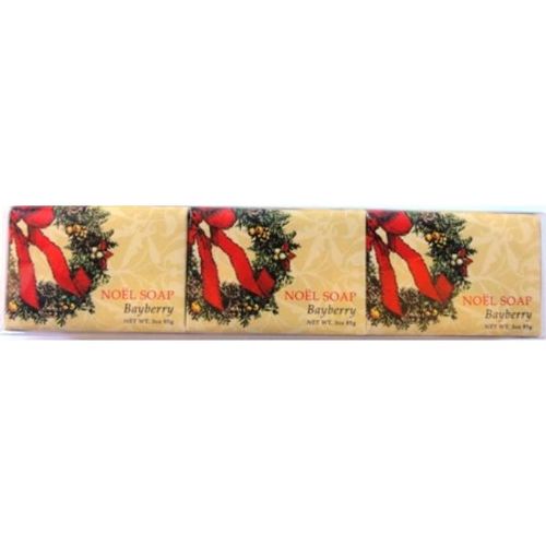 3 Piece Boxed Set- Noel Bayberry Botanicals Soap Case Pack 12