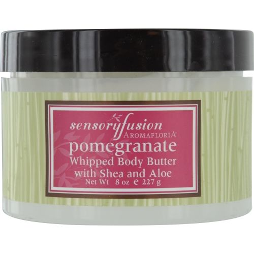 SENSORY FUSION POMEGRANATE by Aromafloria BODY BUTTER WITH SHEA AND ALOE 8 OZ